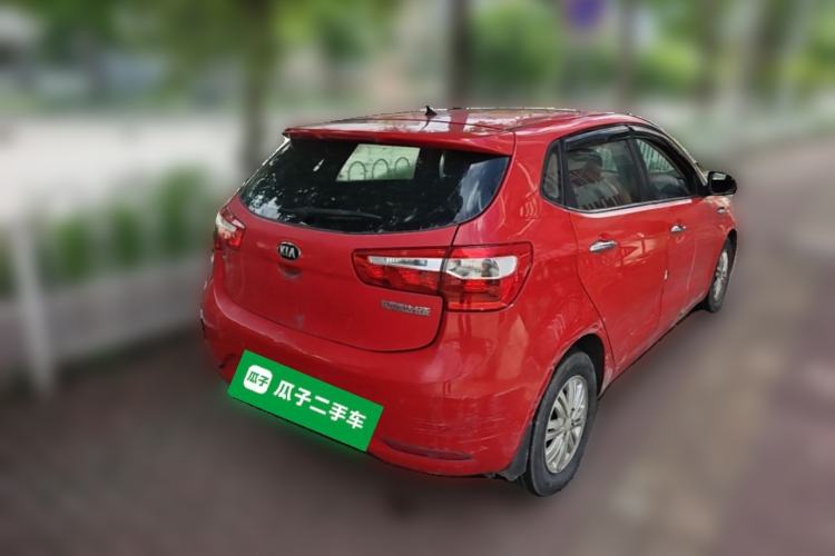 Used Kia K2 2012 Hatchback 1.4L Automatic Cool Edition Rear Right 45 Deg
