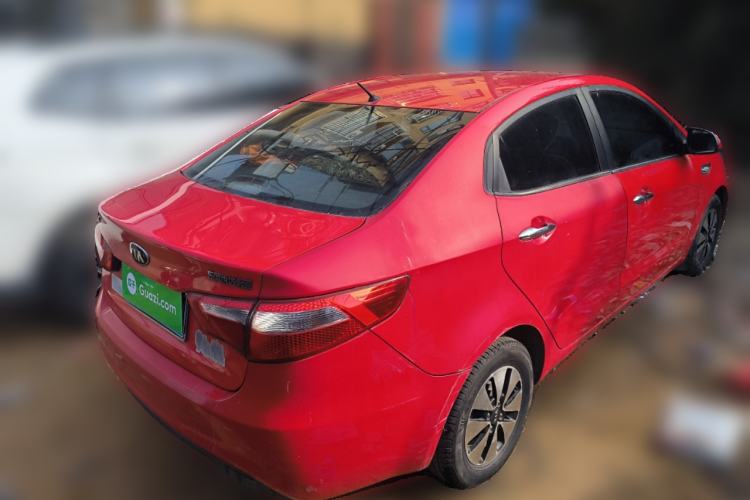 Used Kia K2 2012 Sedan 1.4L MT GLS Commemorative Edition Rear Right 45 Deg