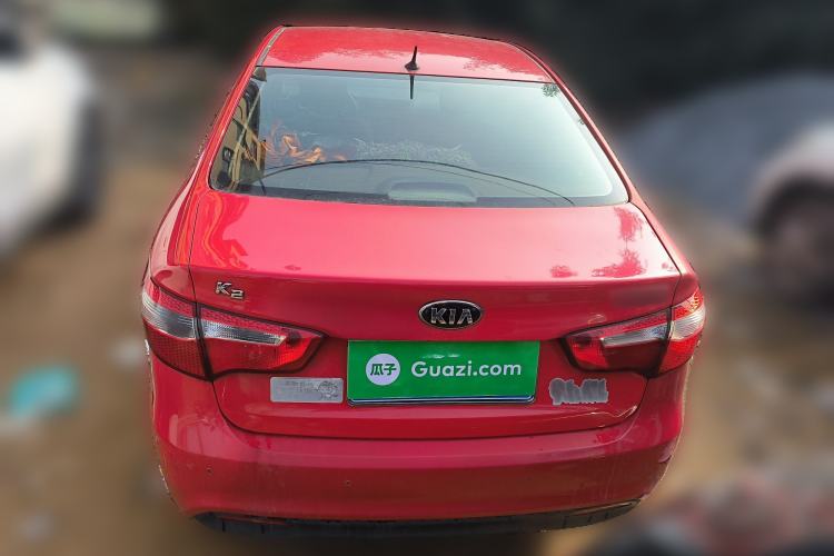 Used Kia K2 2012 Sedan 1.4L MT GLS Commemorative Edition Rear
