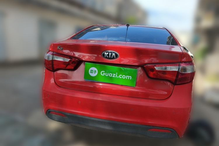 Used Kia K2 2012 Sedan 1.6L Automatic Transmission Premium Commemorative Edition Rear