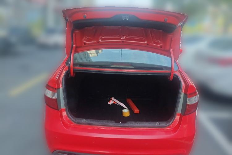 Used Kia K2 2012 Sedan 1.6L Automatic Transmission Premium ECO Commemorative Edition Trunk