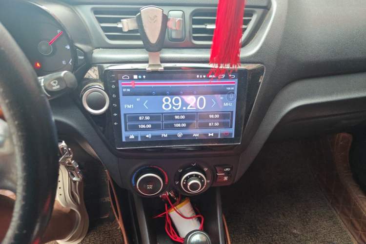 Used Kia K2 2012 Sedan 1.4L Automatic GLS Commemorative Edition Audio And AC Panel