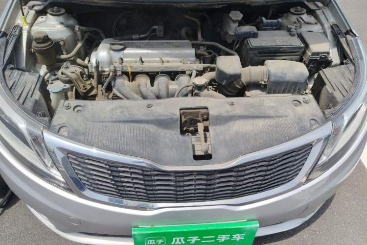 Used Kia K2 2012 Sedan 1.4L MT GLS Commemorative Edition Engine Bay