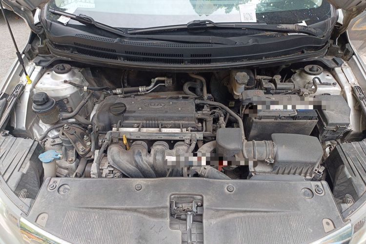 Used Kia K2 2012 Sedan 1.4L AT TOP Anniversary Edition Engine Bay