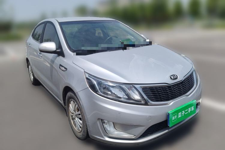 Used Kia K2 2012 Sedan 1.4L MT GLS Commemorative Edition Front Right 45 Deg