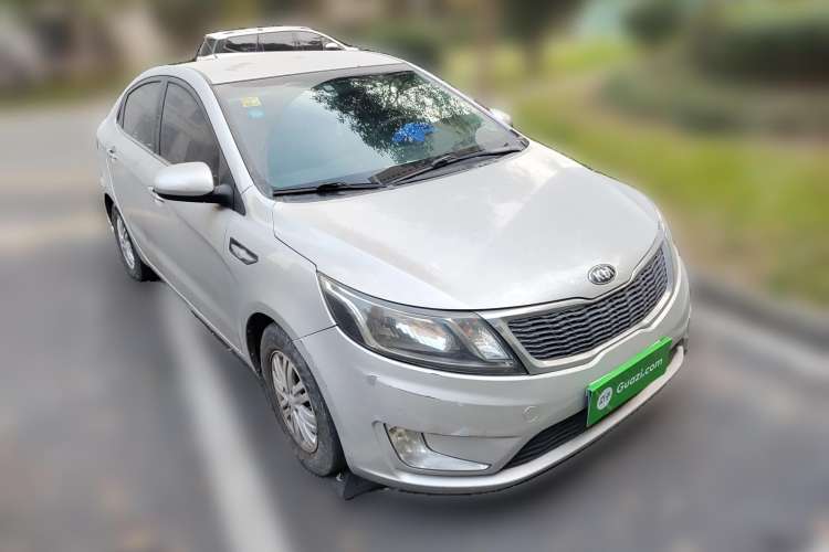 Used Kia K2 2012 Sedan 1.4L Automatic GLS Commemorative Edition Front Right 45 Deg