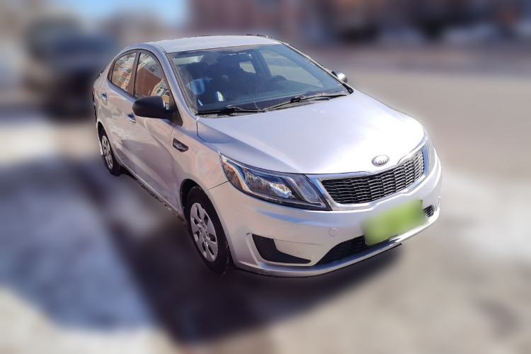 Used Kia K2 2012 Sedan 1.4L Automatic GLS Commemorative Edition Front Right 45 Deg