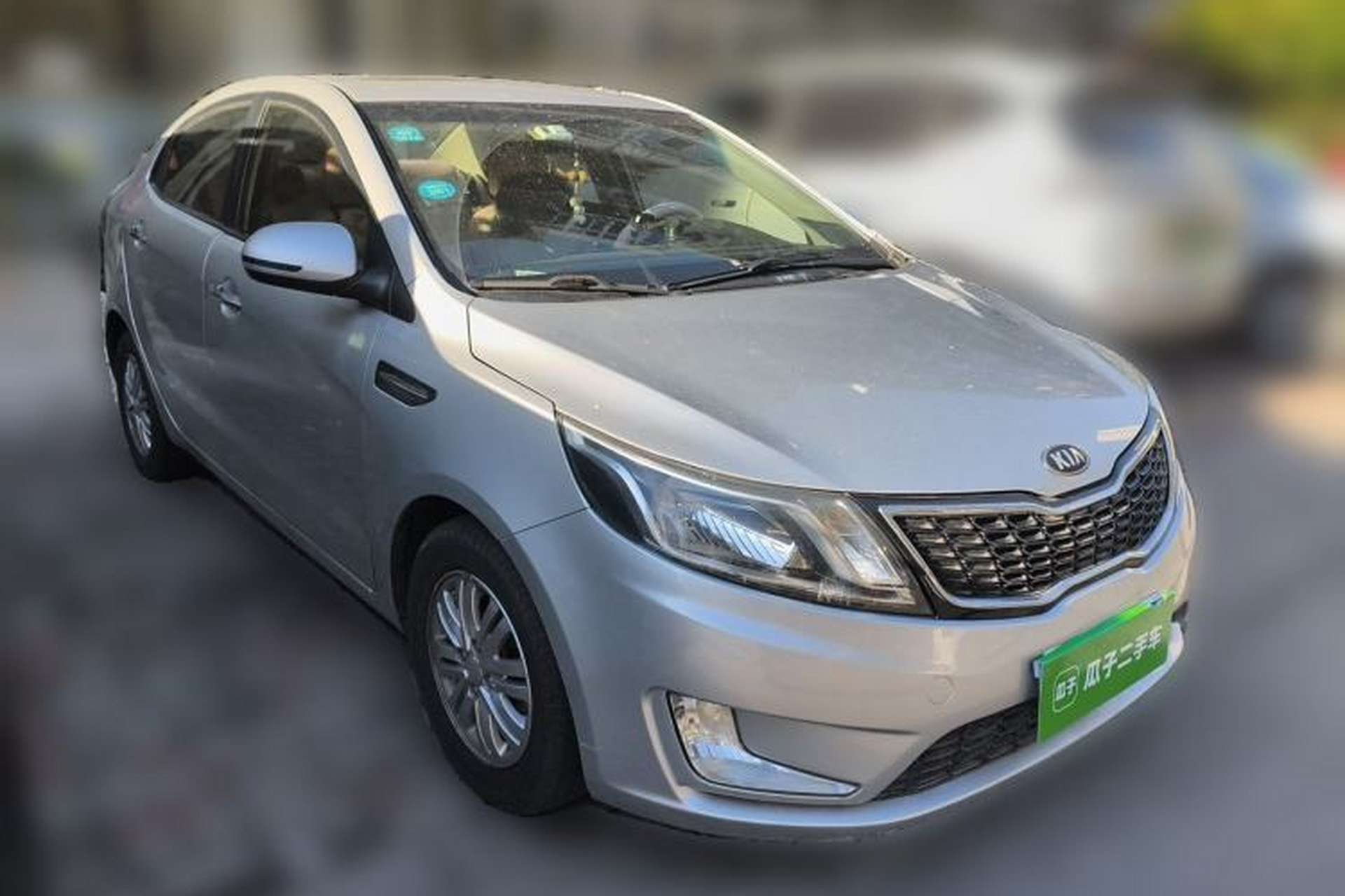 Used Kia K2 2012 Sedan 1.4L MT TOP Commemorative Edition Front Right 45 Deg