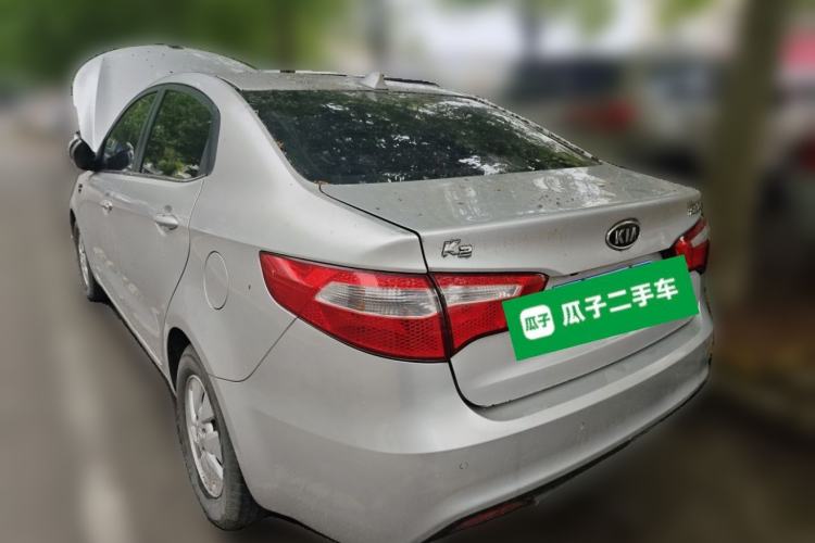 Used Kia K2 2012 Sedan 1.4L MT GL Commemorative Edition Rear Left 45 Deg