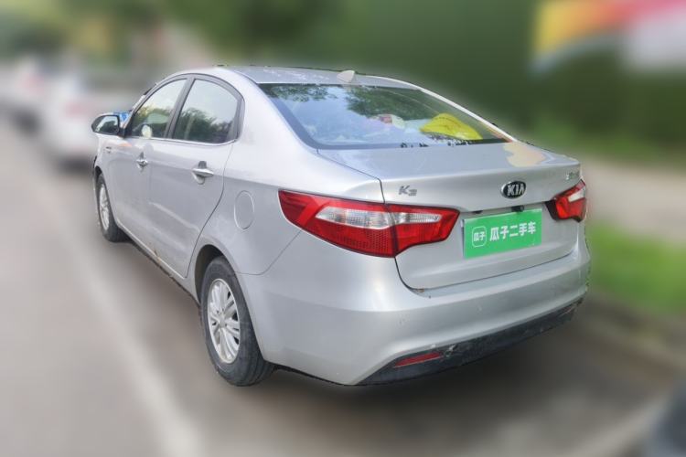 Used Kia K2 2012 Sedan 1.4L MT GLS Commemorative Edition Rear Left 45 Deg