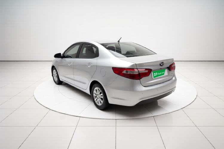 Used Kia K2 2012 Sedan 1.4L AT TOP Anniversary Edition Rear Left 45 Deg