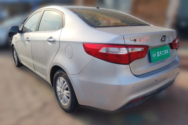 Used Kia K2 2012 Sedan 1.4L MT GLS Commemorative Edition Rear Left 45 Deg