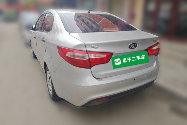 Used Kia K2 2012 Sedan 1.4L Automatic GLS Commemorative Edition Rear Left 45 Deg