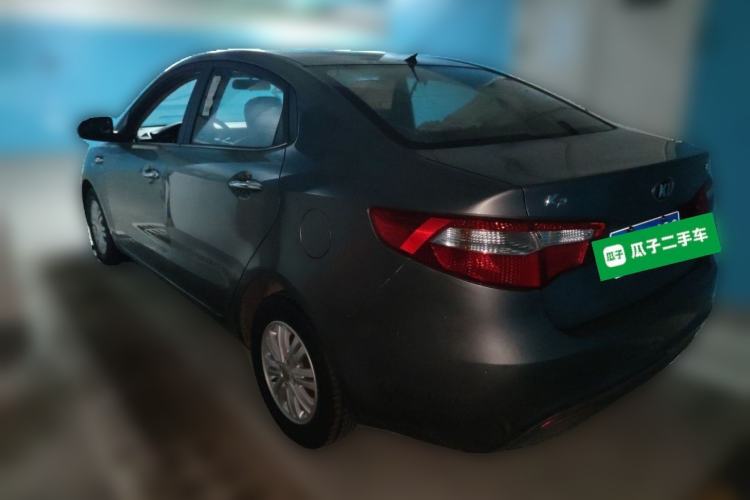 Used Kia K2 2012 Sedan 1.4L MT GLS Commemorative Edition Rear Left 45 Deg