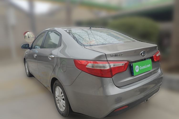 Used Kia K2 2012 Sedan 1.4L MT GLS Commemorative Edition Rear Left 45 Deg