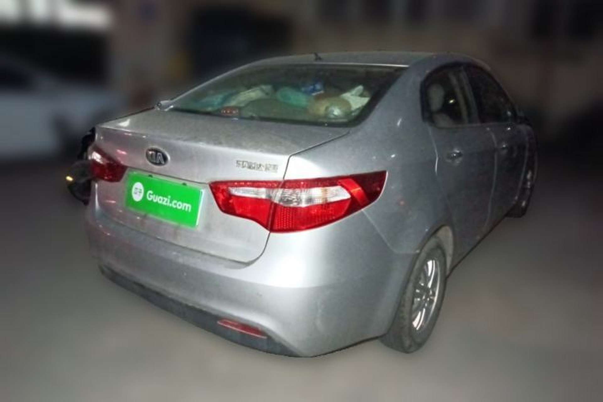 Used Kia K2 2012 Sedan 1.4L MT GLS Commemorative Edition Rear Right 45 Deg
