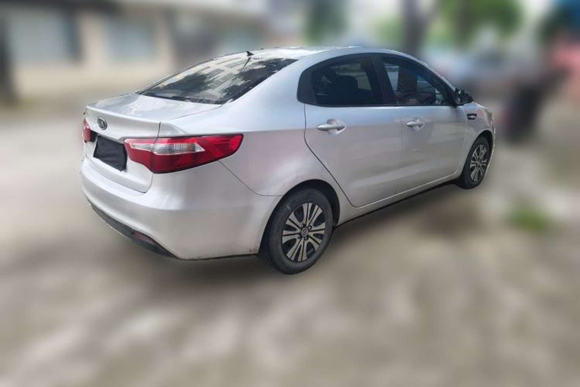 Used Kia K2 2012 Sedan 1.4L Automatic GLS Commemorative Edition Rear Right 45 Deg