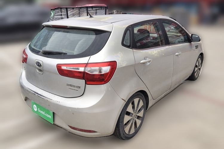 Used Kia K2 2012 Hatchback 1.6L AT Premium Rear Right 45 Deg