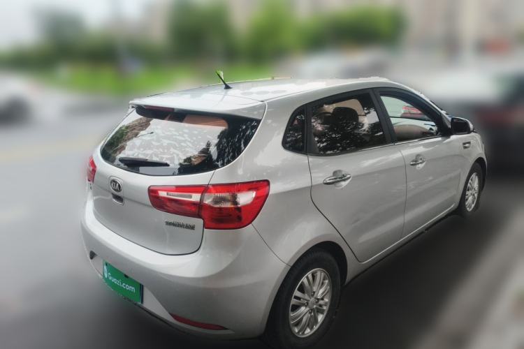 Used Kia K2 2012 Hatchback 1.4L AT GLS Rear Right 45 Deg