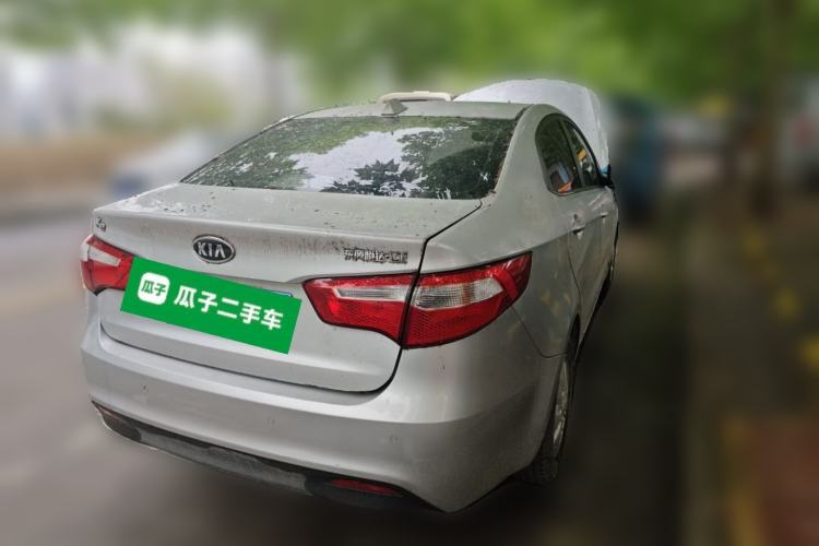 Used Kia K2 2012 Sedan 1.4L MT GL Commemorative Edition Rear Right 45 Deg