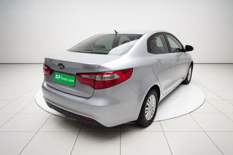 Used Kia K2 2012 Sedan 1.4L AT TOP Anniversary Edition Rear Right 45 Deg