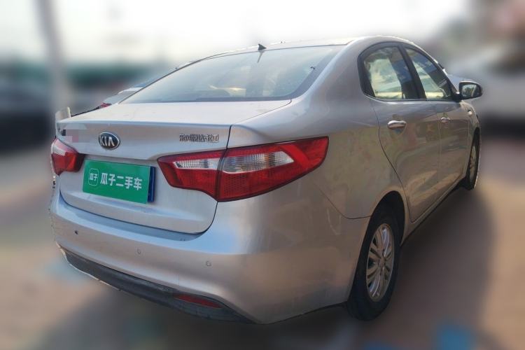 Used Kia K2 2012 Sedan 1.4L MT GLS Commemorative Edition Rear Right 45 Deg