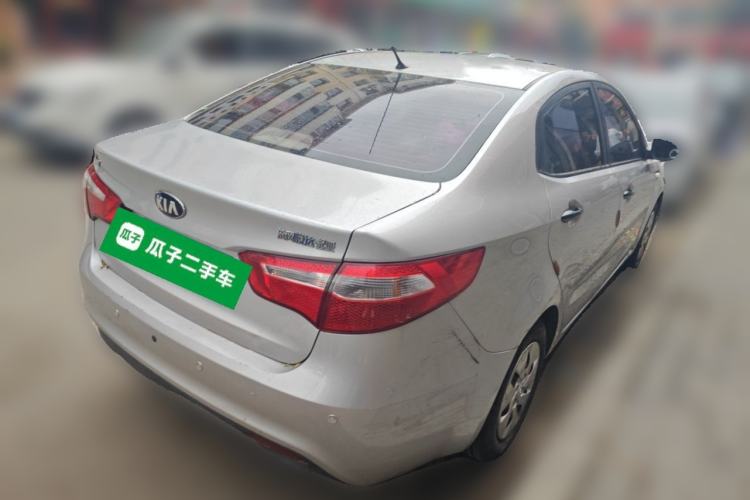 Used Kia K2 2012 Sedan 1.4L Automatic GLS Commemorative Edition Rear Right 45 Deg