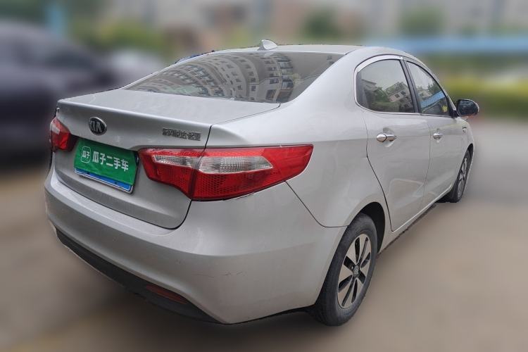 Used Kia K2 2012 Sedan 1.4L MT GLS Commemorative Edition Rear Right 45 Deg