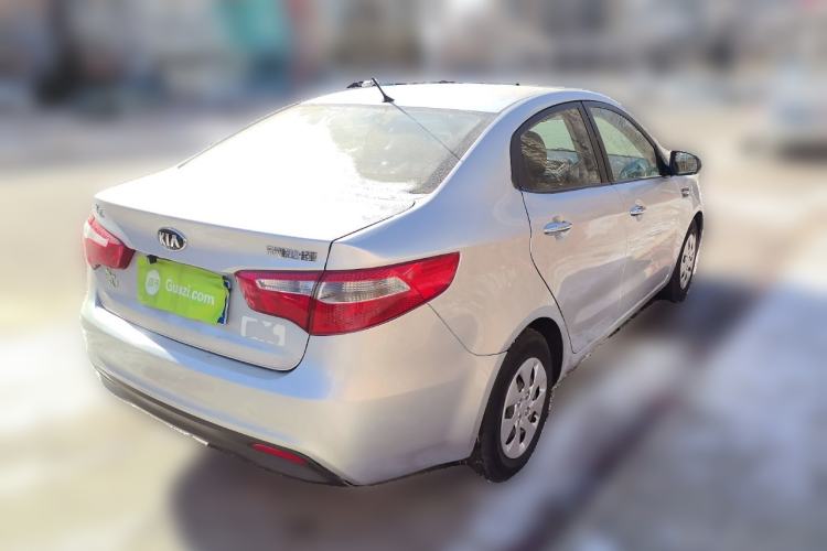 Used Kia K2 2012 Sedan 1.4L Automatic GLS Commemorative Edition Rear Right 45 Deg