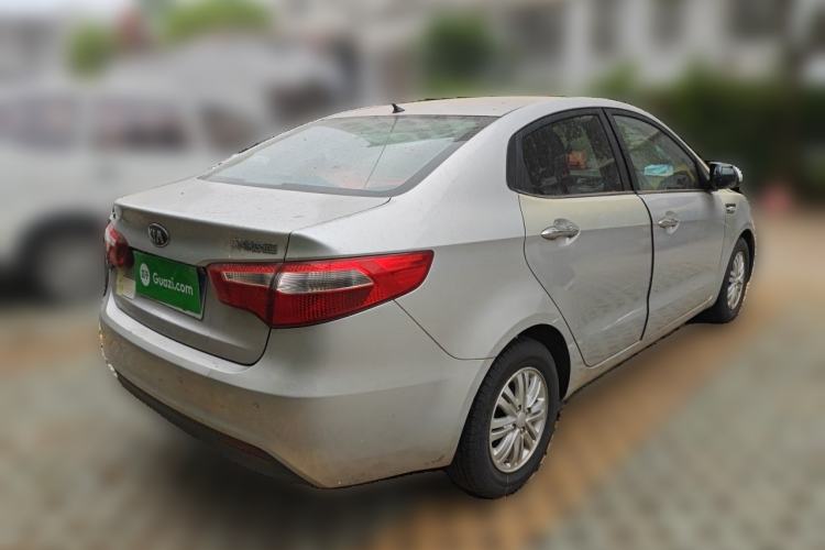 Used Kia K2 2012 Sedan 1.4L Automatic GLS Commemorative Edition Rear Right 45 Deg