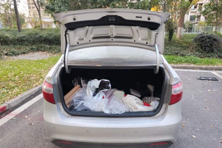 Used Kia K2 2012 Sedan 1.4L Automatic GLS Commemorative Edition Trunk