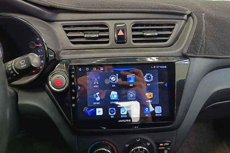 Used Kia K2 2012 Sedan 1.6L Automatic Transmission Premium Commemorative Edition Audio And AC Panel