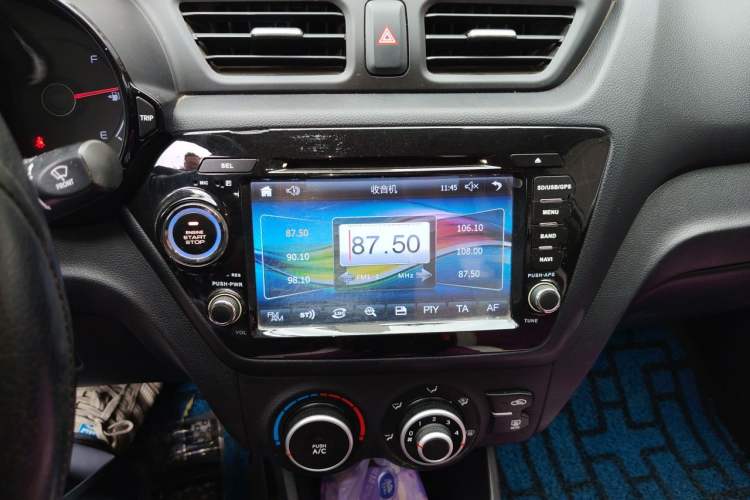 Used Kia K2 2012 Sedan 1.4L Automatic GLS Commemorative Edition Audio And AC Panel