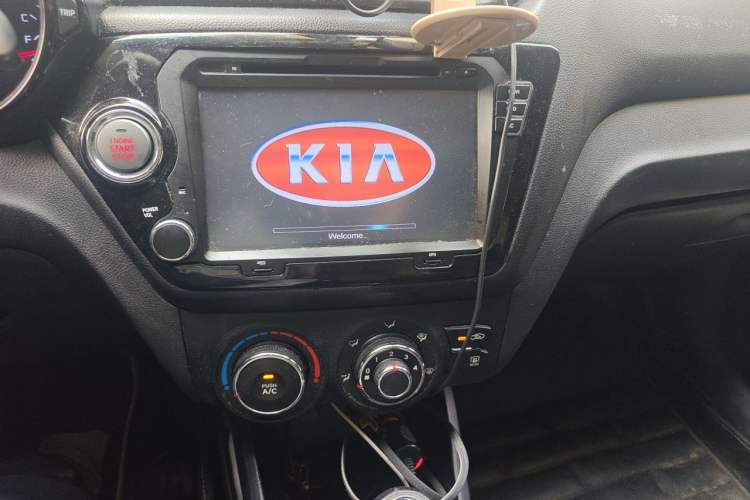 Used Kia K2 2012 Sedan 1.6L Automatic Transmission Premium Commemorative Edition Audio And AC Panel