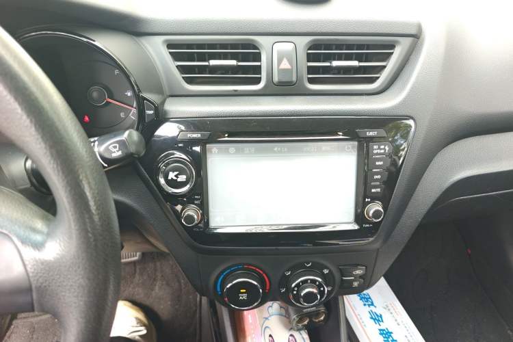 Used Kia K2 2012 Sedan 1.4L Automatic GLS Commemorative Edition Audio And AC Panel