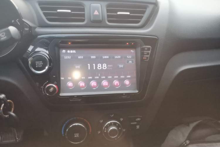 Used Kia K2 2012 Sedan 1.4L Automatic GLS Commemorative Edition Audio And AC Panel
