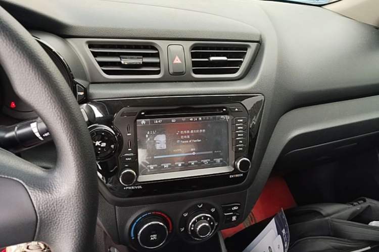 Used Kia K2 2012 Sedan 1.4L Automatic GLS Commemorative Edition Audio And AC Panel