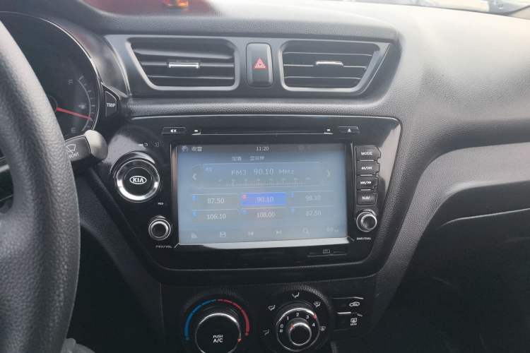 Used Kia K2 2012 Sedan 1.4L Automatic GLS Commemorative Edition Audio And AC Panel