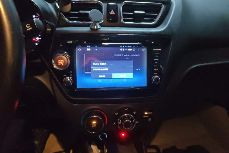 Used Kia K2 2012 Sedan 1.6L Automatic Transmission Premium Commemorative Edition Audio And AC Panel