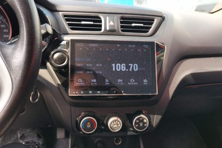 Used Kia K2 2012 Sedan 1.4L Automatic GLS Commemorative Edition Audio And AC Panel