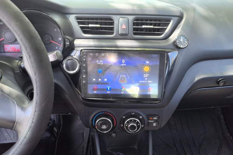 Used Kia K2 2012 Sedan 1.4L Automatic GLS Commemorative Edition Audio And AC Panel