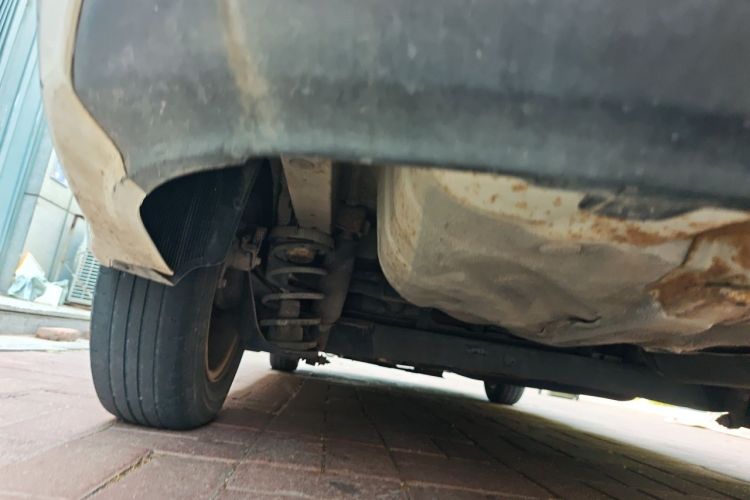 Used Kia K2 2012 Sedan 1.4L MT TOP Commemorative Edition Chassis Rear Left
