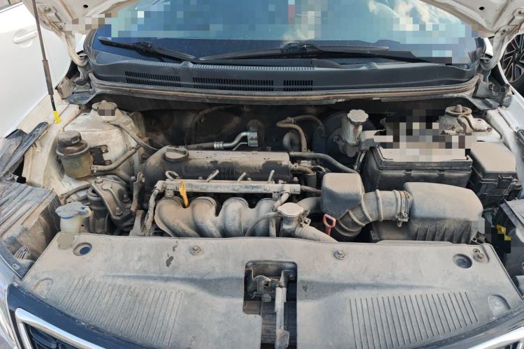 Used Kia K2 2012 Sedan 1.6L Automatic Transmission Premium Commemorative Edition Engine Bay