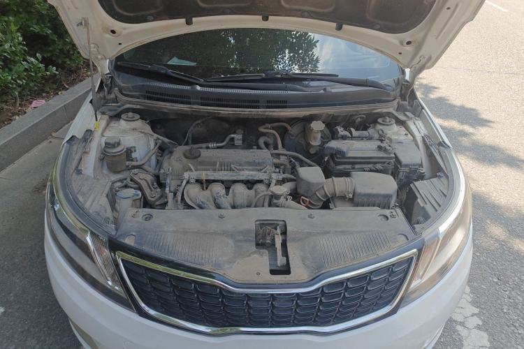 Used Kia K2 2012 Sedan 1.6L Automatic Transmission Premium Commemorative Edition Engine Bay
