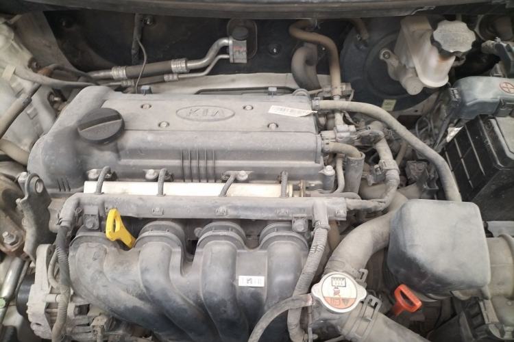 Used Kia K2 2012 Sedan 1.6L Automatic Transmission Premium Commemorative Edition Engine Bay