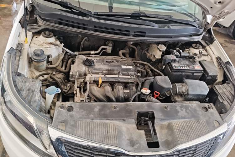 Used Kia K2 2012 Sedan 1.4L Automatic GLS Commemorative Edition Engine Bay