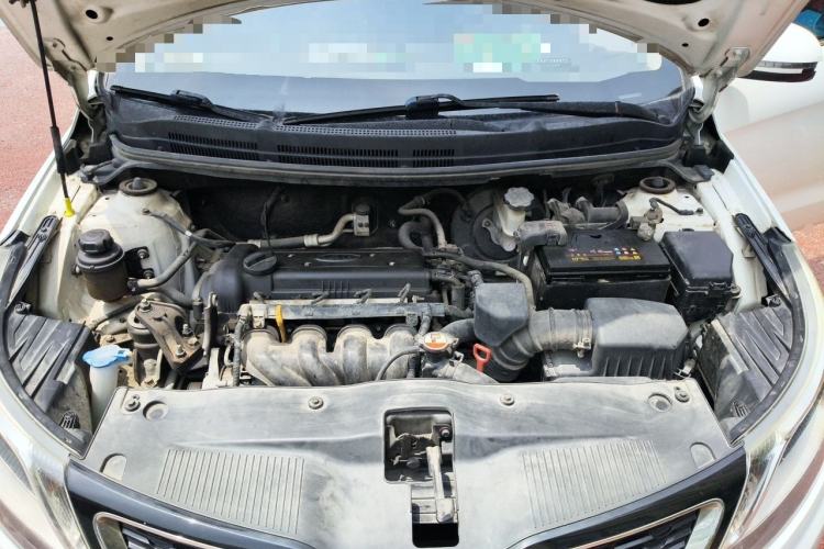Used Kia K2 2012 Sedan 1.4L AT TOP Anniversary Edition Engine Bay