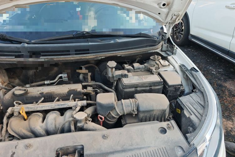 Used Kia K2 2012 Sedan 1.6L Automatic Transmission Premium Commemorative Edition Engine Bay Left