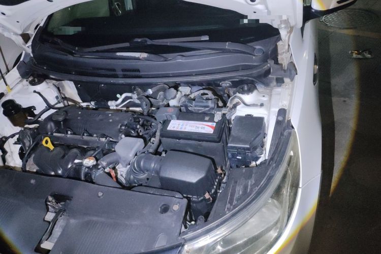 Used Kia K2 2012 Sedan 1.6L Automatic Transmission Premium Commemorative Edition Engine Bay Left