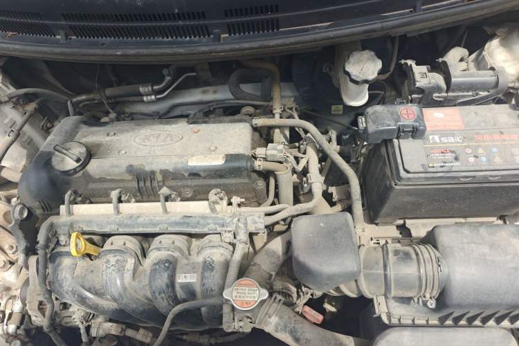 Used Kia K2 2012 Sedan 1.6L Automatic Transmission Premium Commemorative Edition Engine Bay Left